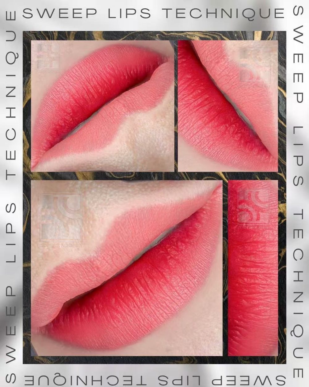 ผลงานสักปาก baby lips สีชมพูธรรมชาติ · Cencute Studio